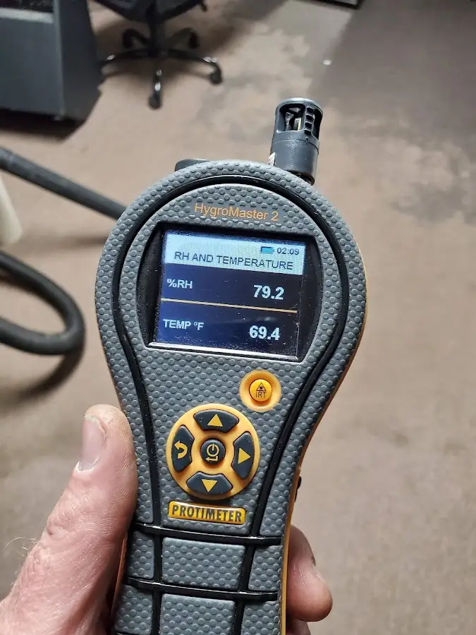 Moisture meter humidity assessment for Fire & Smoke Damage Restoration in Bryans Road